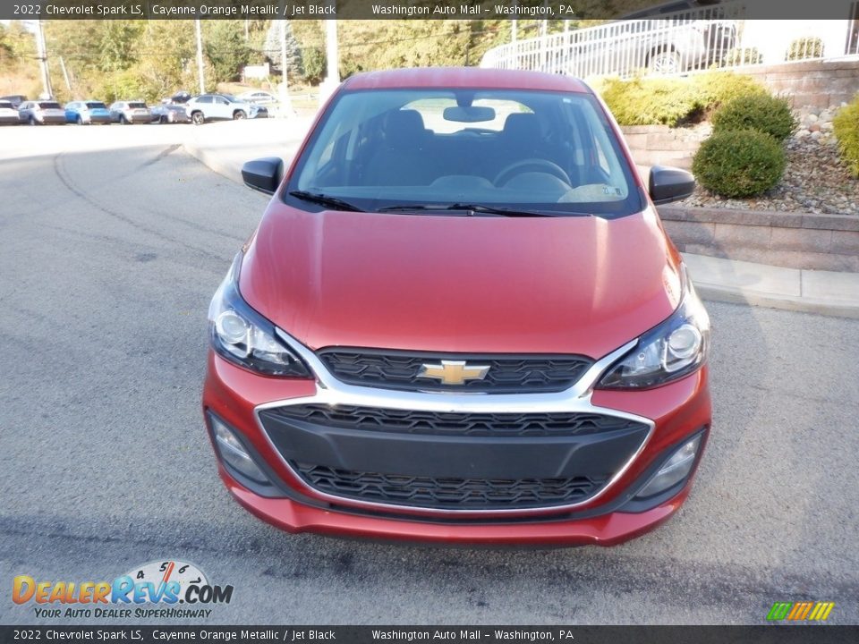 2022 Chevrolet Spark LS Cayenne Orange Metallic / Jet Black Photo #4