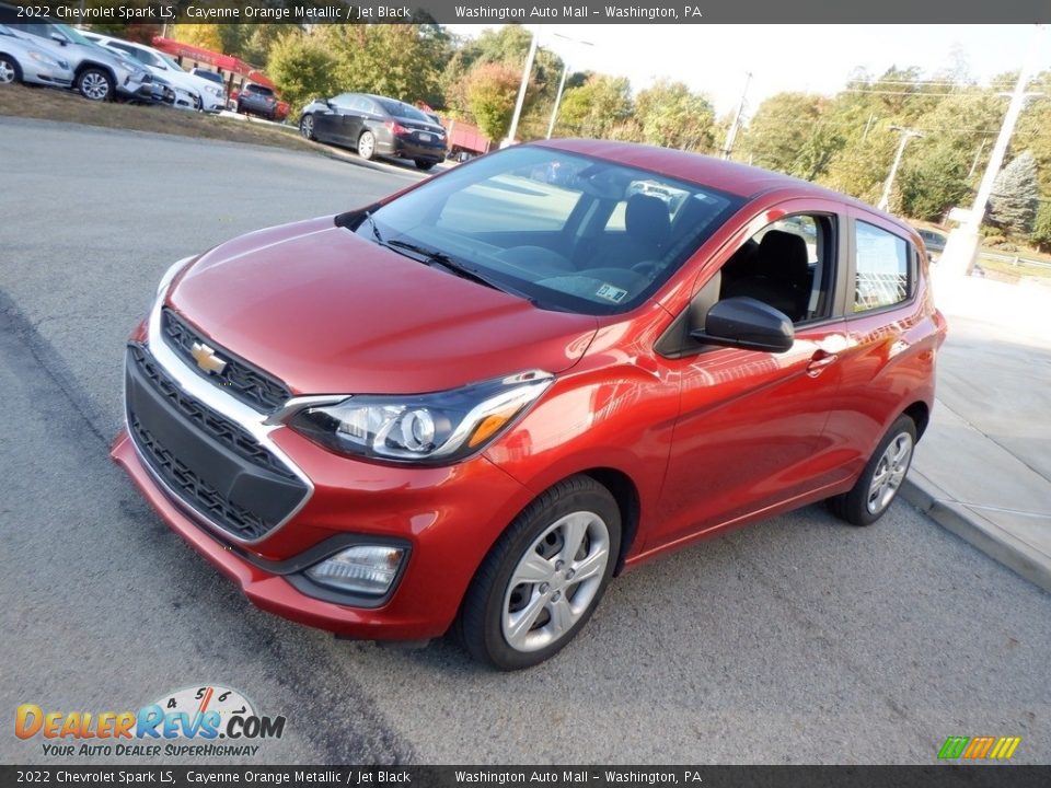 2022 Chevrolet Spark LS Cayenne Orange Metallic / Jet Black Photo #5