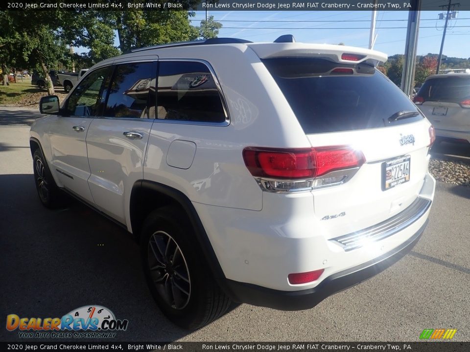 2020 Jeep Grand Cherokee Limited 4x4 Bright White / Black Photo #5