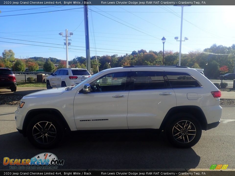 2020 Jeep Grand Cherokee Limited 4x4 Bright White / Black Photo #6