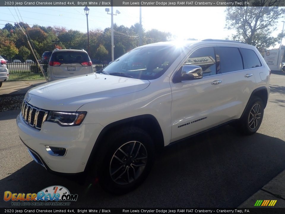 2020 Jeep Grand Cherokee Limited 4x4 Bright White / Black Photo #7