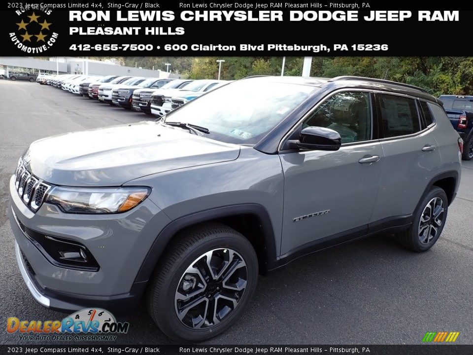 2023 Jeep Compass Limited 4x4 Sting-Gray / Black Photo #1