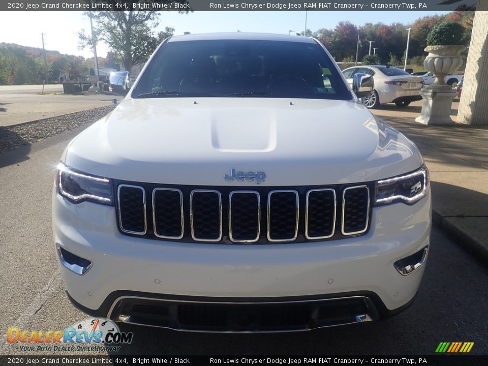 2020 Jeep Grand Cherokee Limited 4x4 Bright White / Black Photo #8