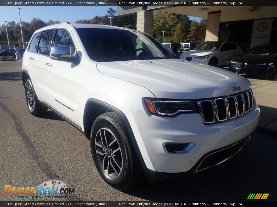 2020 Jeep Grand Cherokee Limited 4x4 Bright White / Black Photo #9