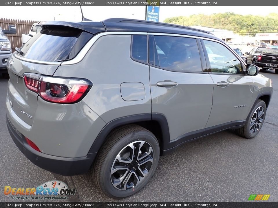 2023 Jeep Compass Limited 4x4 Sting-Gray / Black Photo #6