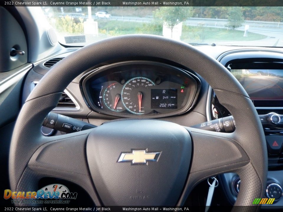 2022 Chevrolet Spark LS Cayenne Orange Metallic / Jet Black Photo #20