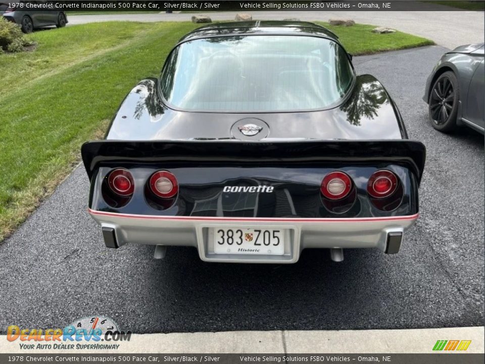 Silver/Black 1978 Chevrolet Corvette Indianapolis 500 Pace Car Photo #4