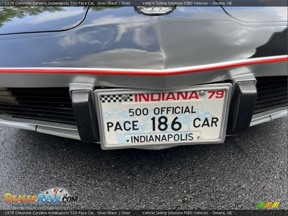 Info Tag of 1978 Chevrolet Corvette Indianapolis 500 Pace Car Photo #8
