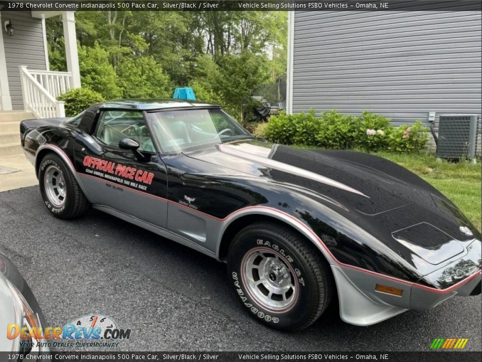 Silver/Black 1978 Chevrolet Corvette Indianapolis 500 Pace Car Photo #9