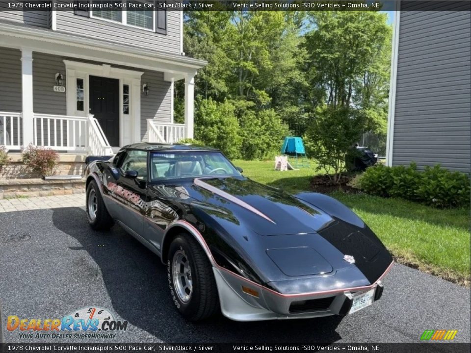 Silver/Black 1978 Chevrolet Corvette Indianapolis 500 Pace Car Photo #11