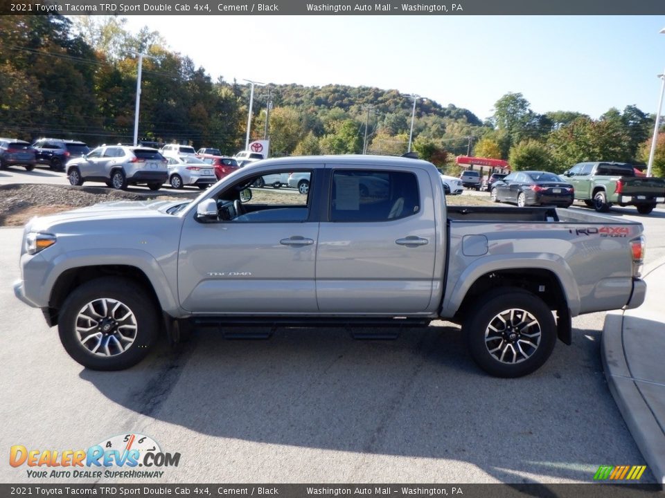 2021 Toyota Tacoma TRD Sport Double Cab 4x4 Cement / Black Photo #8