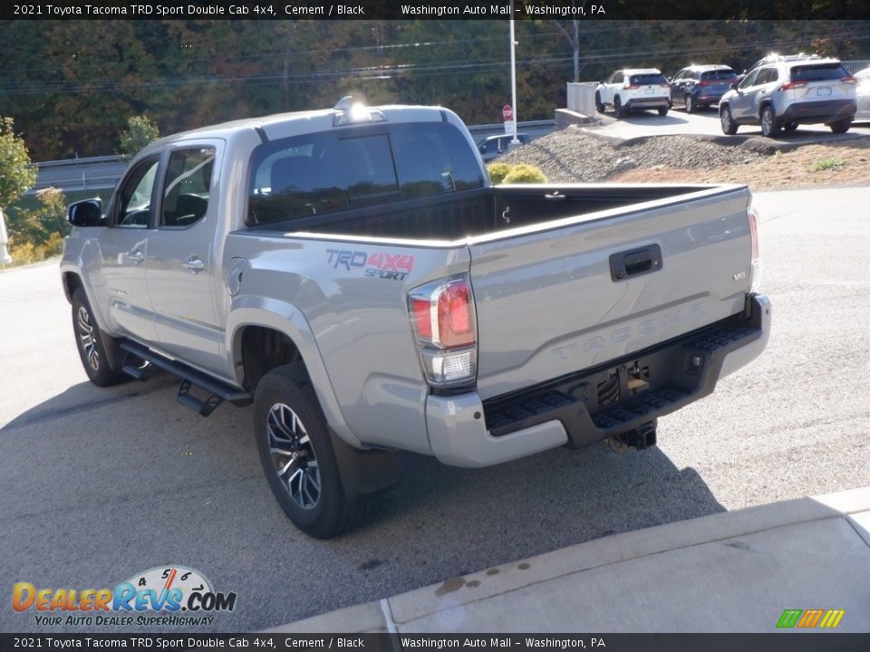 2021 Toyota Tacoma TRD Sport Double Cab 4x4 Cement / Black Photo #9