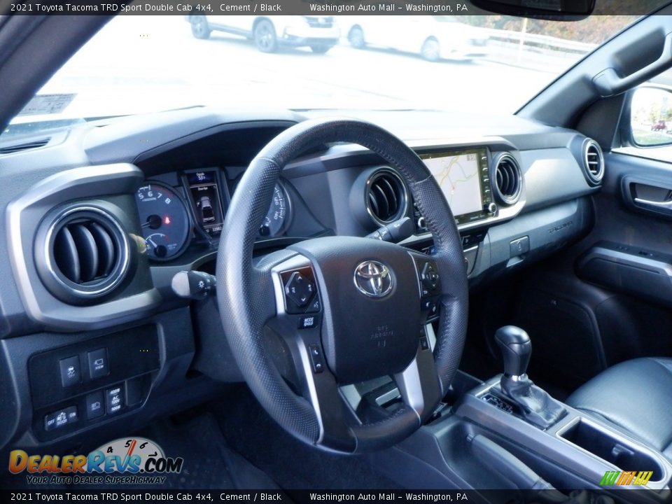 2021 Toyota Tacoma TRD Sport Double Cab 4x4 Cement / Black Photo #19
