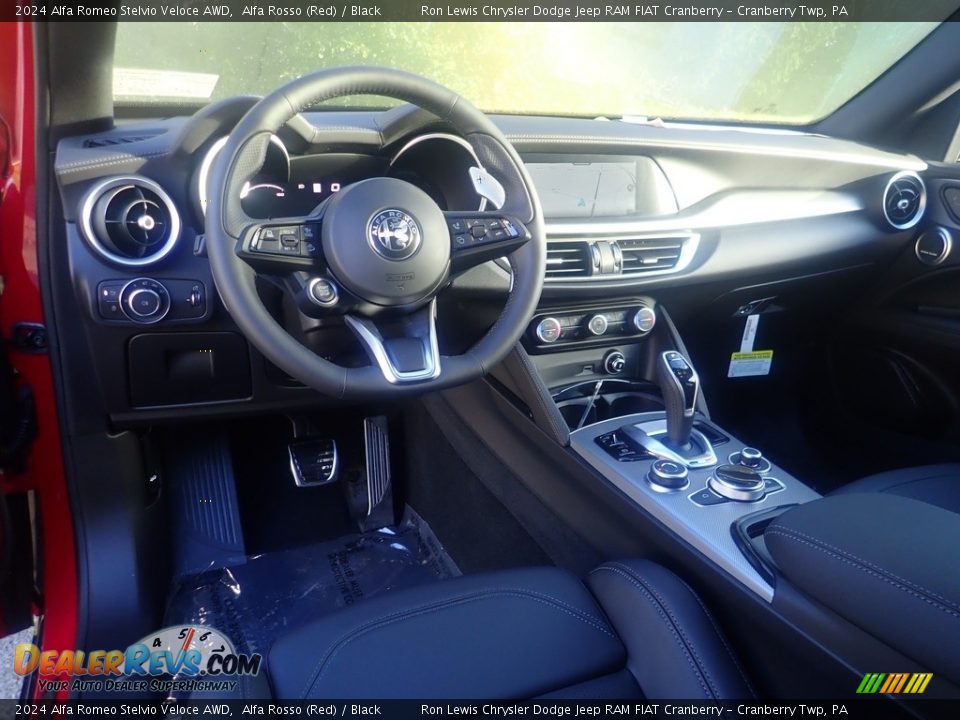 Dashboard of 2024 Alfa Romeo Stelvio Veloce AWD Photo #12