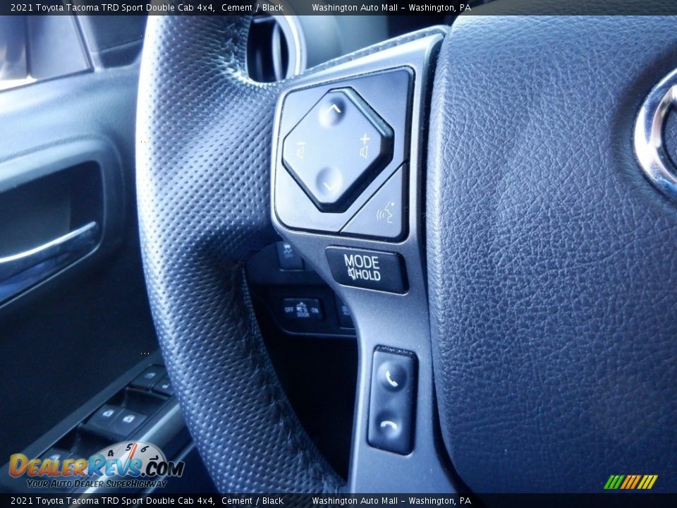 2021 Toyota Tacoma TRD Sport Double Cab 4x4 Steering Wheel Photo #26