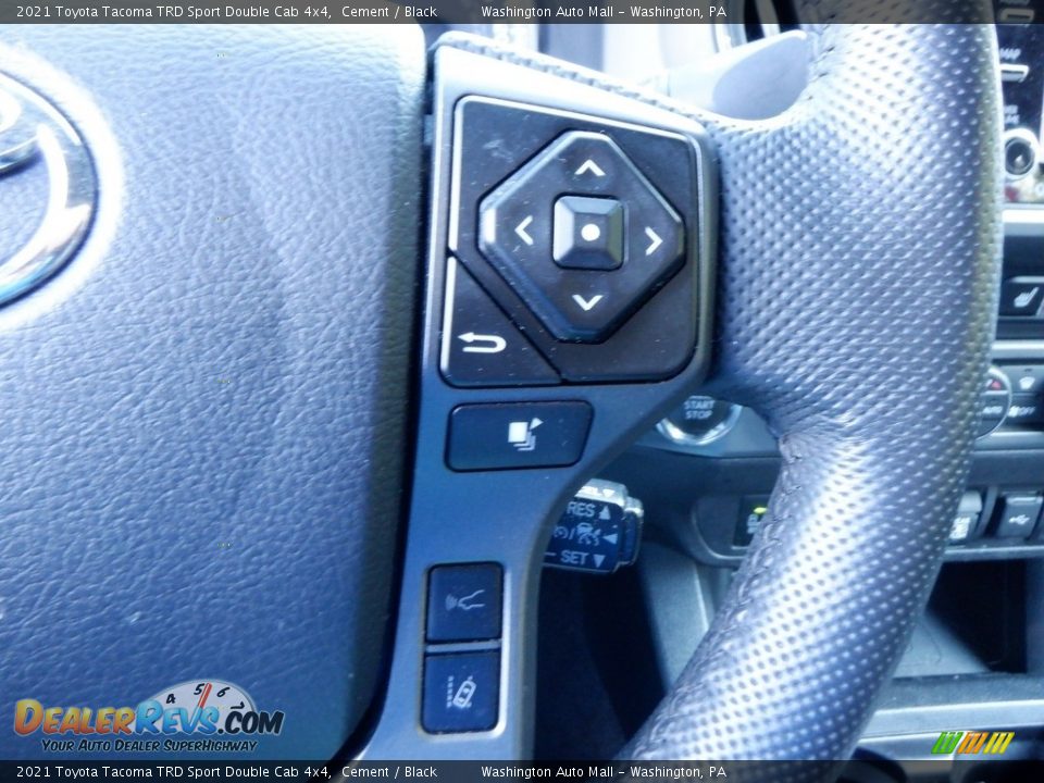 2021 Toyota Tacoma TRD Sport Double Cab 4x4 Steering Wheel Photo #27