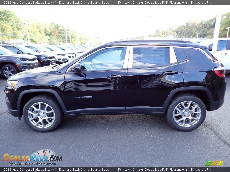 Diamond Black Crystal Pearl 2023 Jeep Compass Latitude Lux 4x4 Photo #2