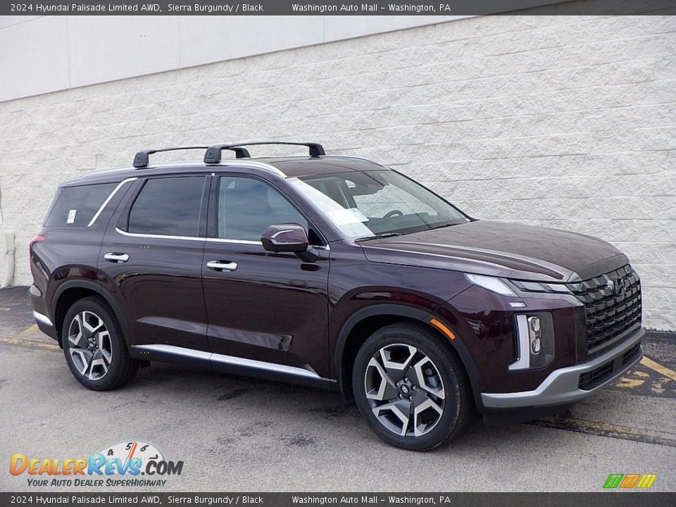 2024 Hyundai Palisade Limited AWD Sierra Burgundy / Black Photo #1