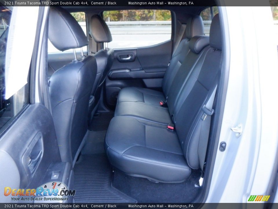 Rear Seat of 2021 Toyota Tacoma TRD Sport Double Cab 4x4 Photo #31