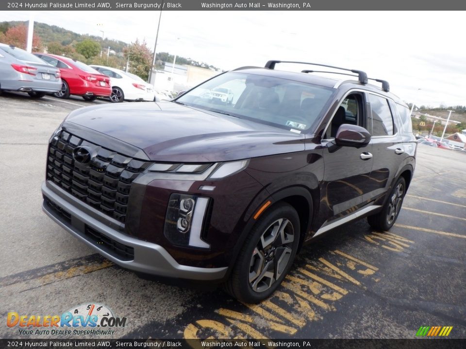 2024 Hyundai Palisade Limited AWD Sierra Burgundy / Black Photo #6