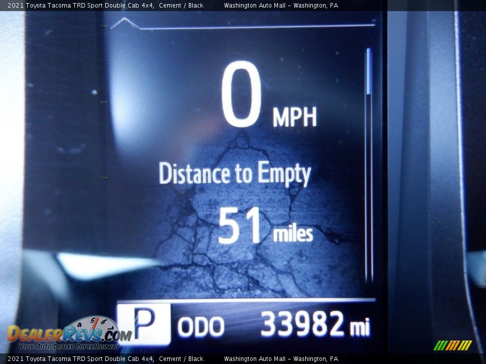 2021 Toyota Tacoma TRD Sport Double Cab 4x4 Cement / Black Photo #36