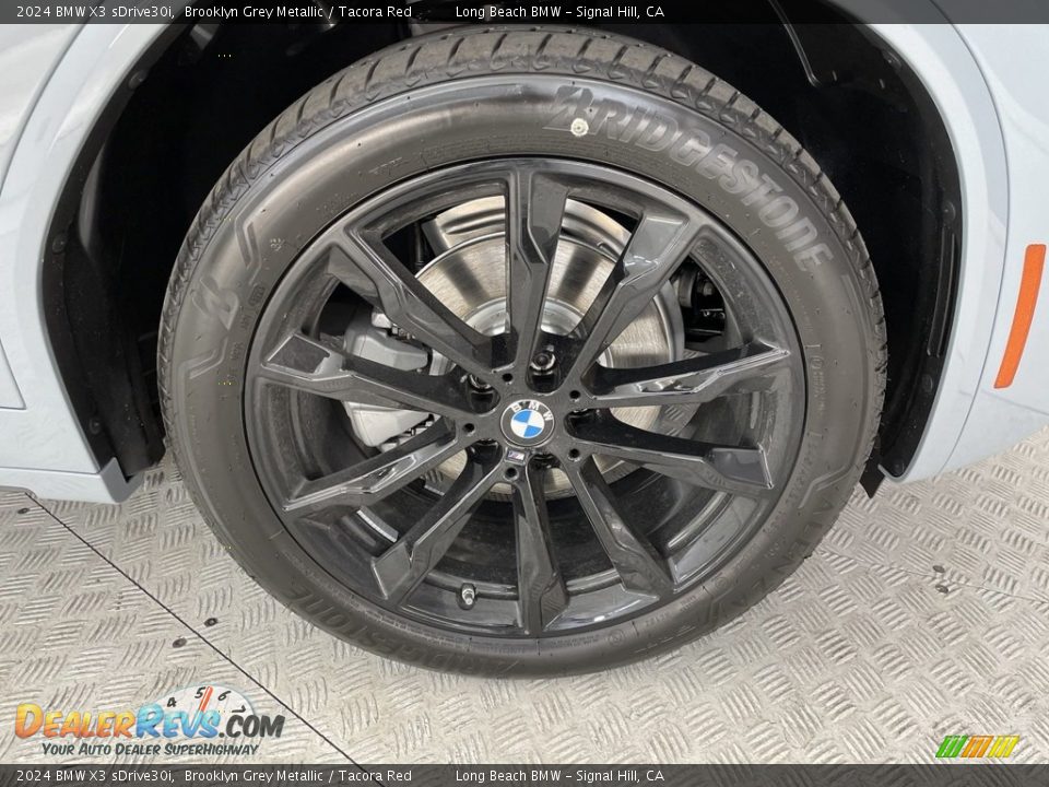 2024 BMW X3 sDrive30i Brooklyn Grey Metallic / Tacora Red Photo #3