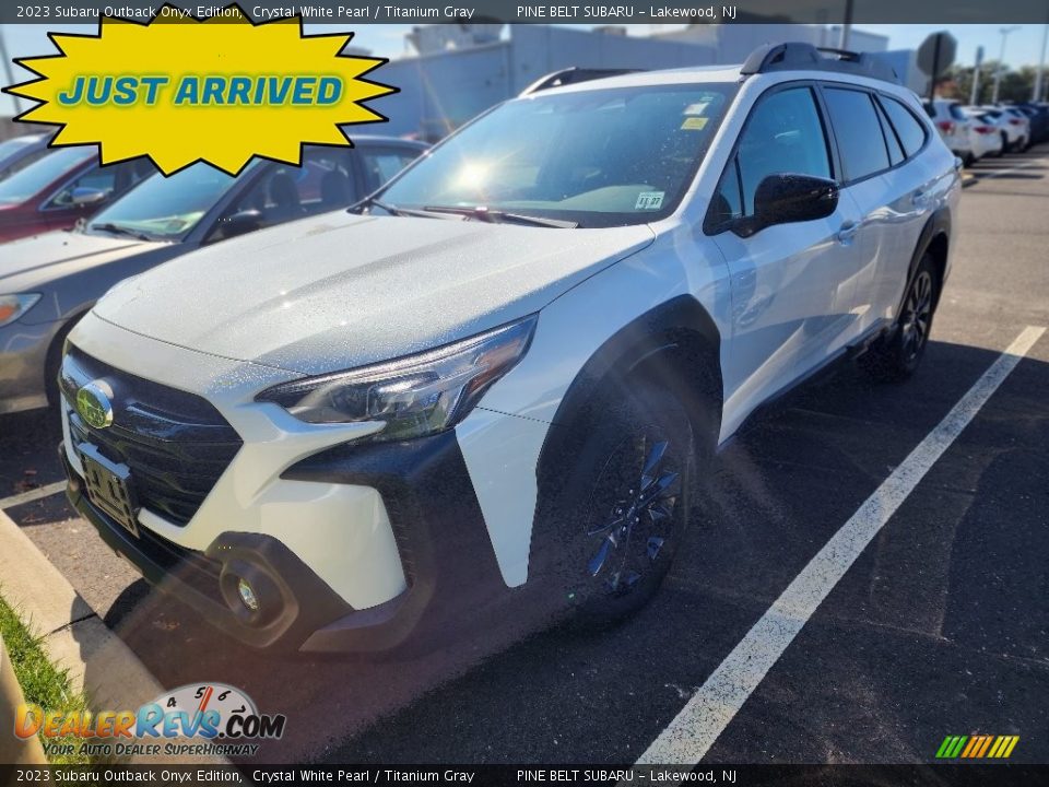 2023 Subaru Outback Onyx Edition Crystal White Pearl / Titanium Gray Photo #1