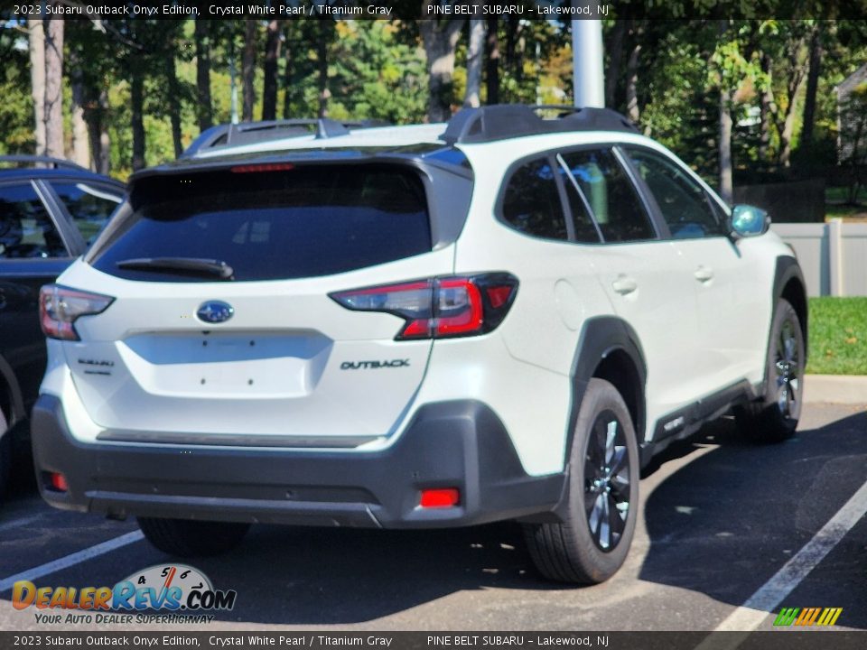 2023 Subaru Outback Onyx Edition Crystal White Pearl / Titanium Gray Photo #3