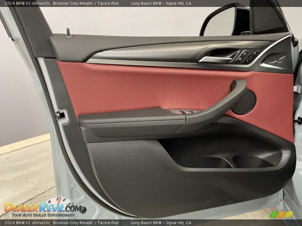 2024 BMW X3 sDrive30i Brooklyn Grey Metallic / Tacora Red Photo #10