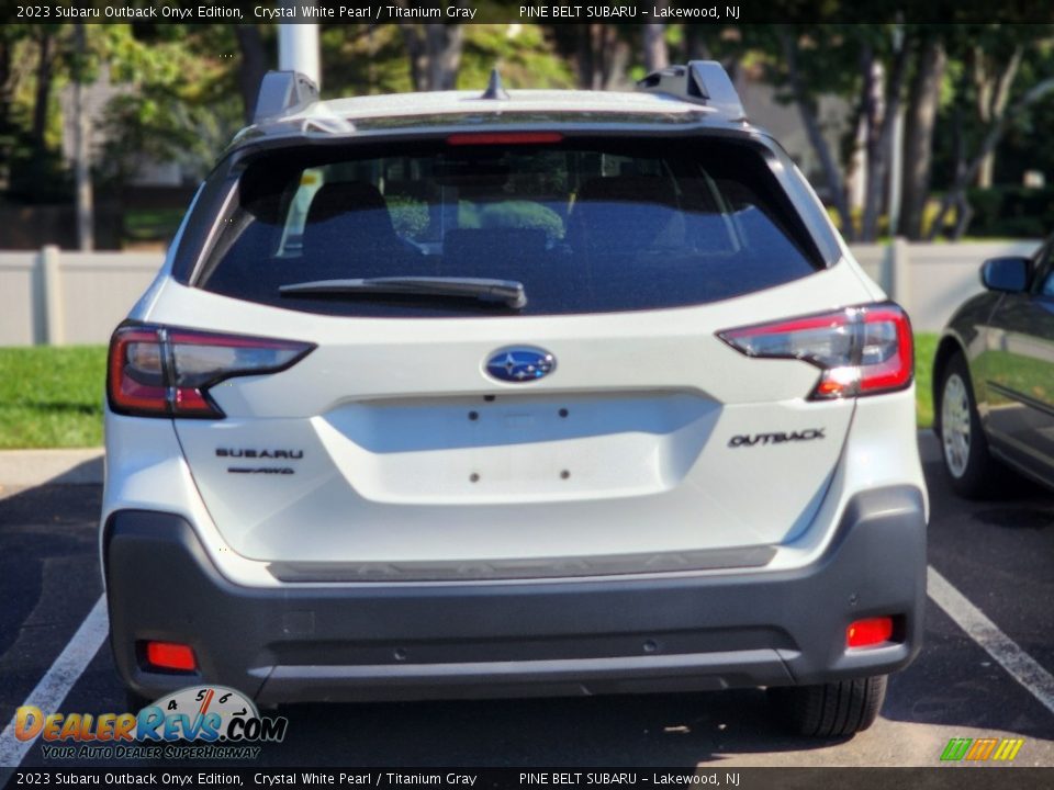 2023 Subaru Outback Onyx Edition Crystal White Pearl / Titanium Gray Photo #4