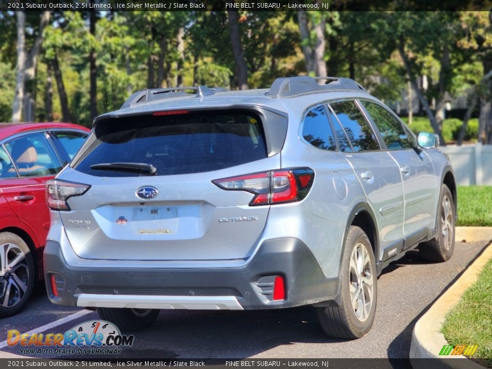 2021 Subaru Outback 2.5i Limited Ice Silver Metallic / Slate Black Photo #3