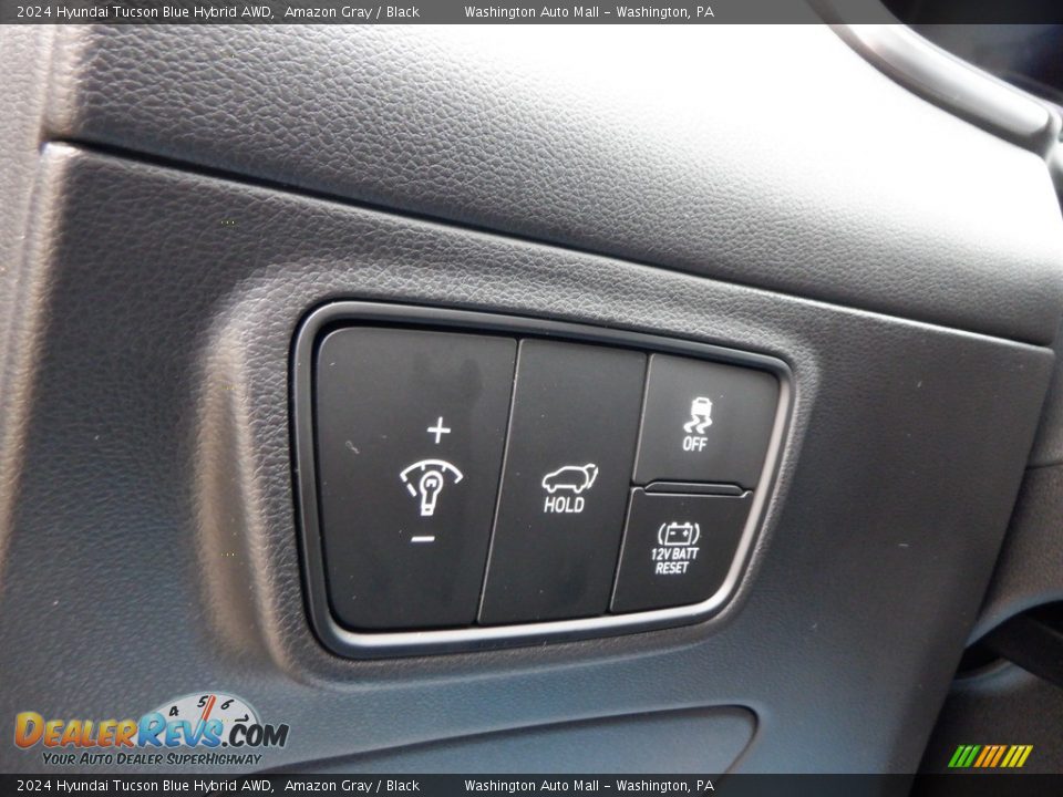 2024 Hyundai Tucson Blue Hybrid AWD Amazon Gray / Black Photo #10