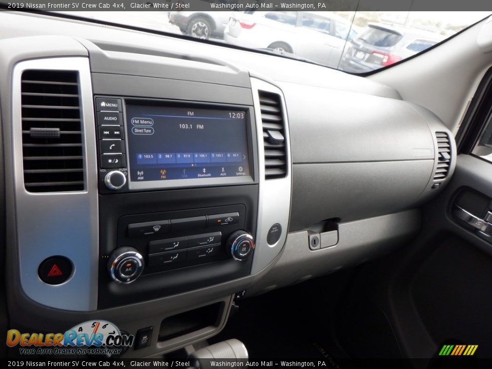 2019 Nissan Frontier SV Crew Cab 4x4 Glacier White / Steel Photo #3