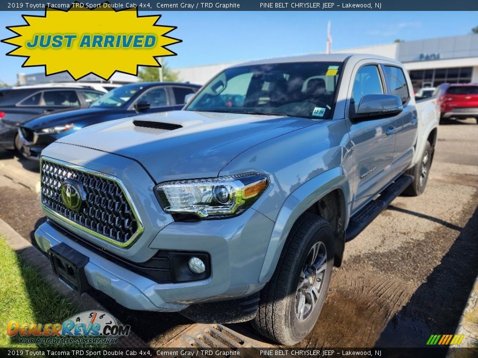 2019 Toyota Tacoma TRD Sport Double Cab 4x4 Cement Gray / TRD Graphite Photo #1