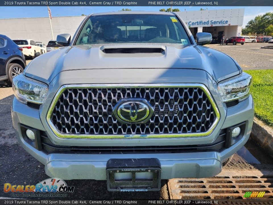 2019 Toyota Tacoma TRD Sport Double Cab 4x4 Cement Gray / TRD Graphite Photo #2