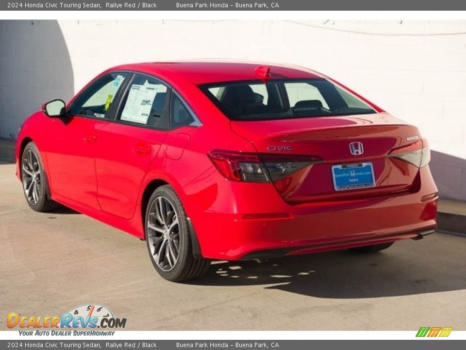 2024 Honda Civic Touring Sedan Rallye Red / Black Photo #2