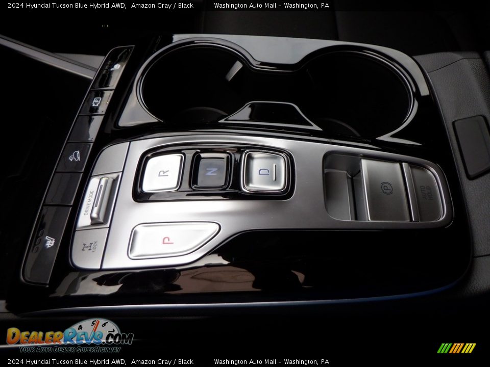 2024 Hyundai Tucson Blue Hybrid AWD Amazon Gray / Black Photo #15