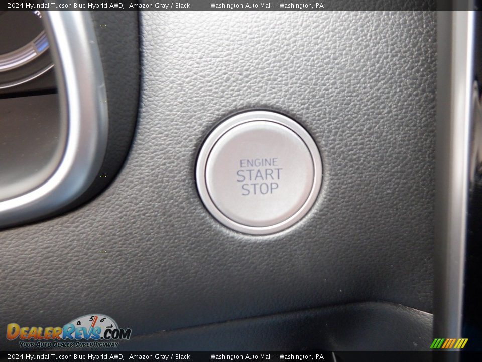2024 Hyundai Tucson Blue Hybrid AWD Amazon Gray / Black Photo #18
