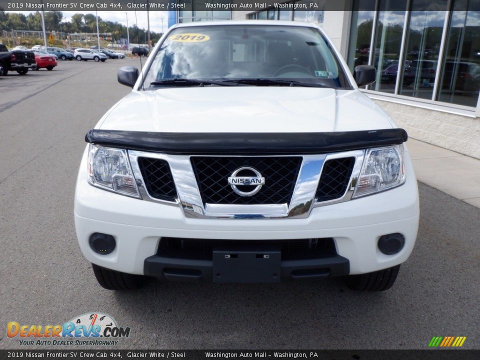 2019 Nissan Frontier SV Crew Cab 4x4 Glacier White / Steel Photo #13