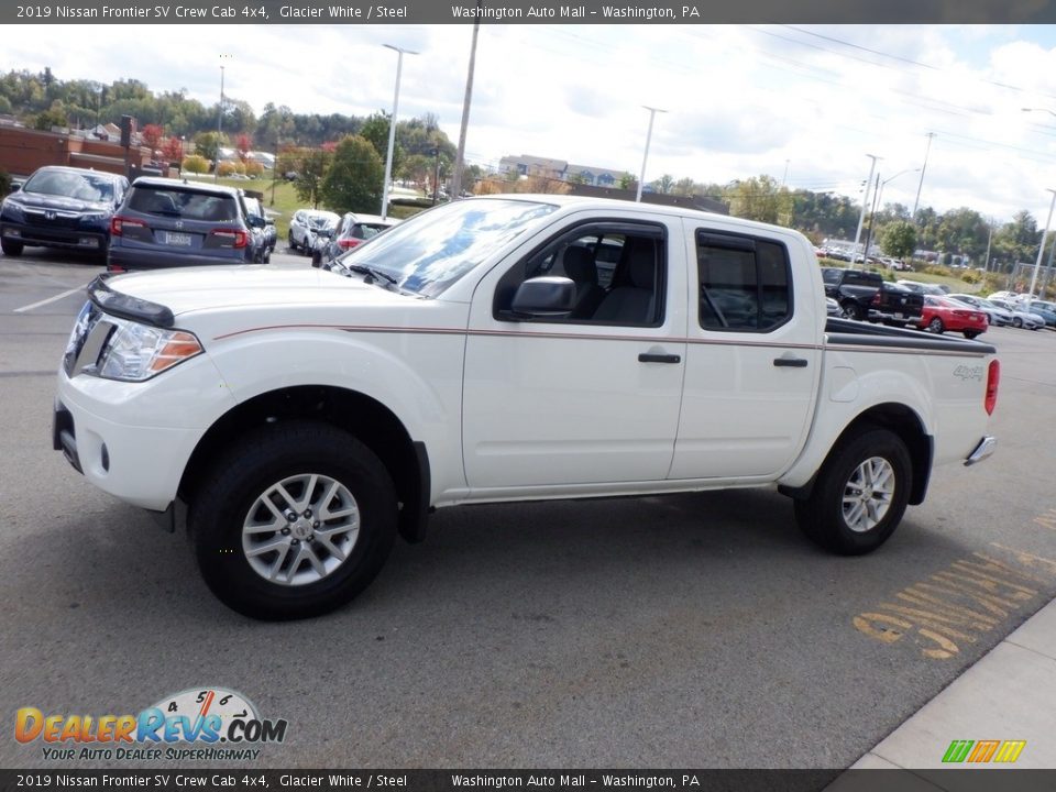 Glacier White 2019 Nissan Frontier SV Crew Cab 4x4 Photo #15