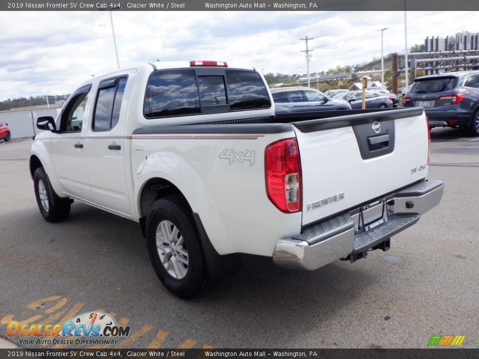 Glacier White 2019 Nissan Frontier SV Crew Cab 4x4 Photo #16