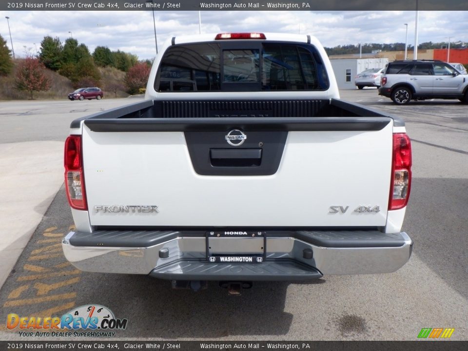 2019 Nissan Frontier SV Crew Cab 4x4 Glacier White / Steel Photo #18