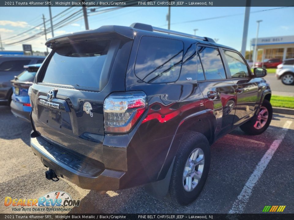 2021 Toyota 4Runner SR5 Midnight Black Metallic / Black/Graphite Photo #4