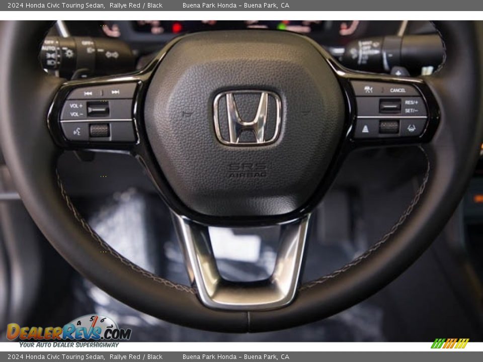 2024 Honda Civic Touring Sedan Steering Wheel Photo #19