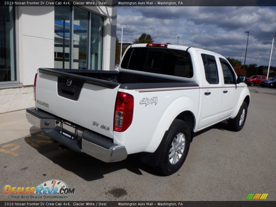 2019 Nissan Frontier SV Crew Cab 4x4 Glacier White / Steel Photo #20