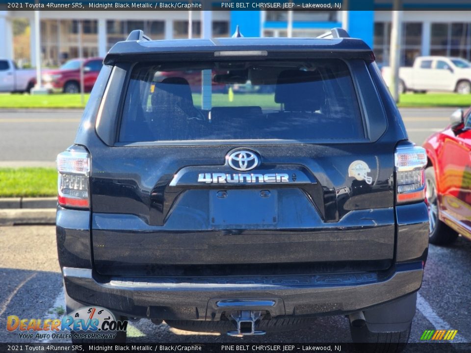 2021 Toyota 4Runner SR5 Midnight Black Metallic / Black/Graphite Photo #6