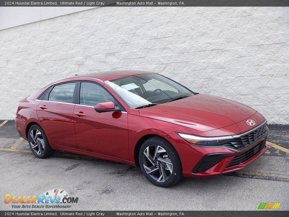 Ultimate Red 2024 Hyundai Elantra Limited Photo #1