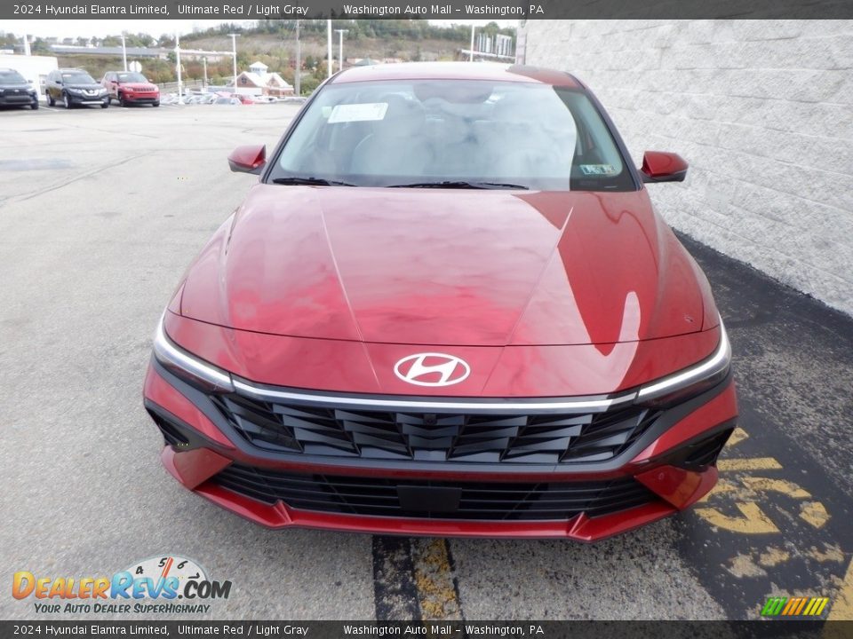 2024 Hyundai Elantra Limited Ultimate Red / Light Gray Photo #5