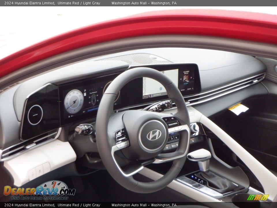 Dashboard of 2024 Hyundai Elantra Limited Photo #12