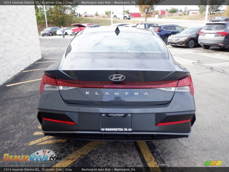 2024 Hyundai Elantra SEL Ecotronic Gray / Gray Photo #7